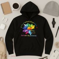Autism Awareness Sunflower Accept Understand Love Autistic Hoodie thumb 3