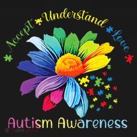 Autism Awareness Sunflower Accept Understand Love Autistic Sweatshirt thumb 3