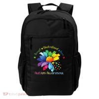 Autism Awareness Sunflower Accept Understand Love Autistic Backpack thumb 0