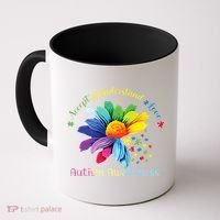 Autism Awareness Sunflower Accept Understand Love Autistic Coffee Mug thumb 0