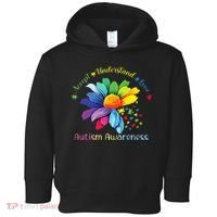 Autism Awareness Sunflower Accept Understand Love Autistic Toddler Hoodie thumb 0