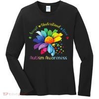 Autism Awareness Sunflower Accept Understand Love Autistic Women's Long Sleeve Shirt thumb 0