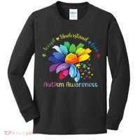 Autism Awareness Sunflower Accept Understand Love Autistic Kids Long Sleeve Shirt thumb 0