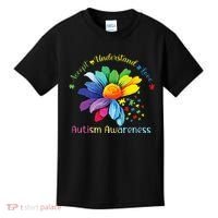 Autism Awareness Sunflower Accept Understand Love Autistic Kids T-Shirt thumb 0
