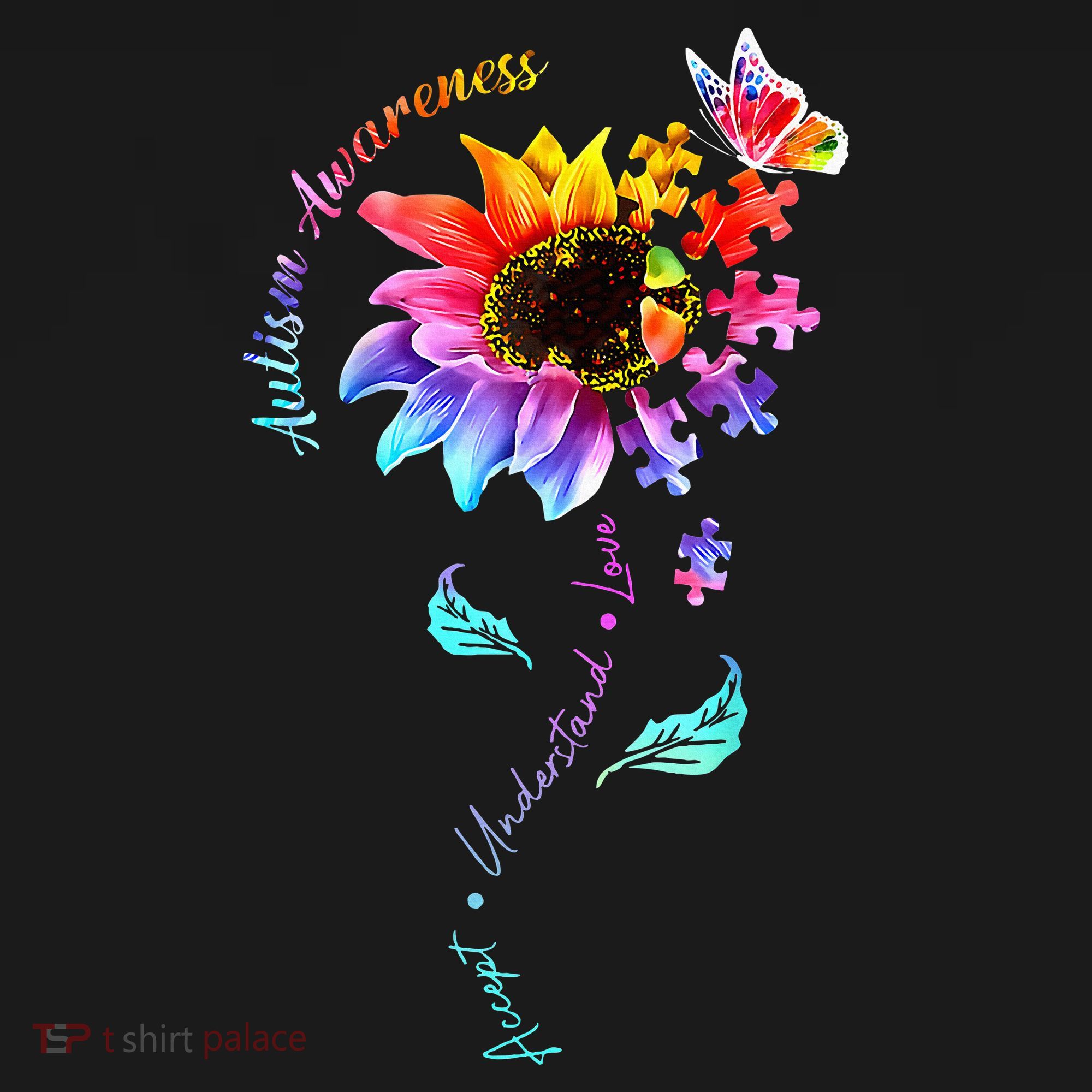 Autism Awareness Sunflower Autism Sunflower  Women's Hoodie