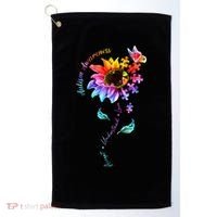 Autism Awareness Sunflower Autism Sunflower  Golf Towel thumb 0