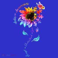 Autism Awareness Sunflower Autism Sunflower  Sweatshirt thumb 3