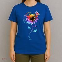 Autism Awareness Sunflower Autism Sunflower  T-Shirt thumb 4