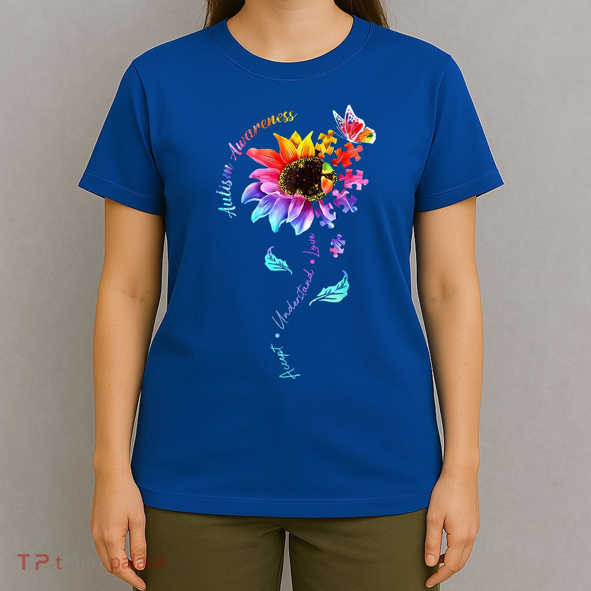Autism Awareness Sunflower Autism Sunflower  T-Shirt