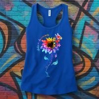 Autism Awareness Sunflower Autism Sunflower  Women's Tank Top thumb 3