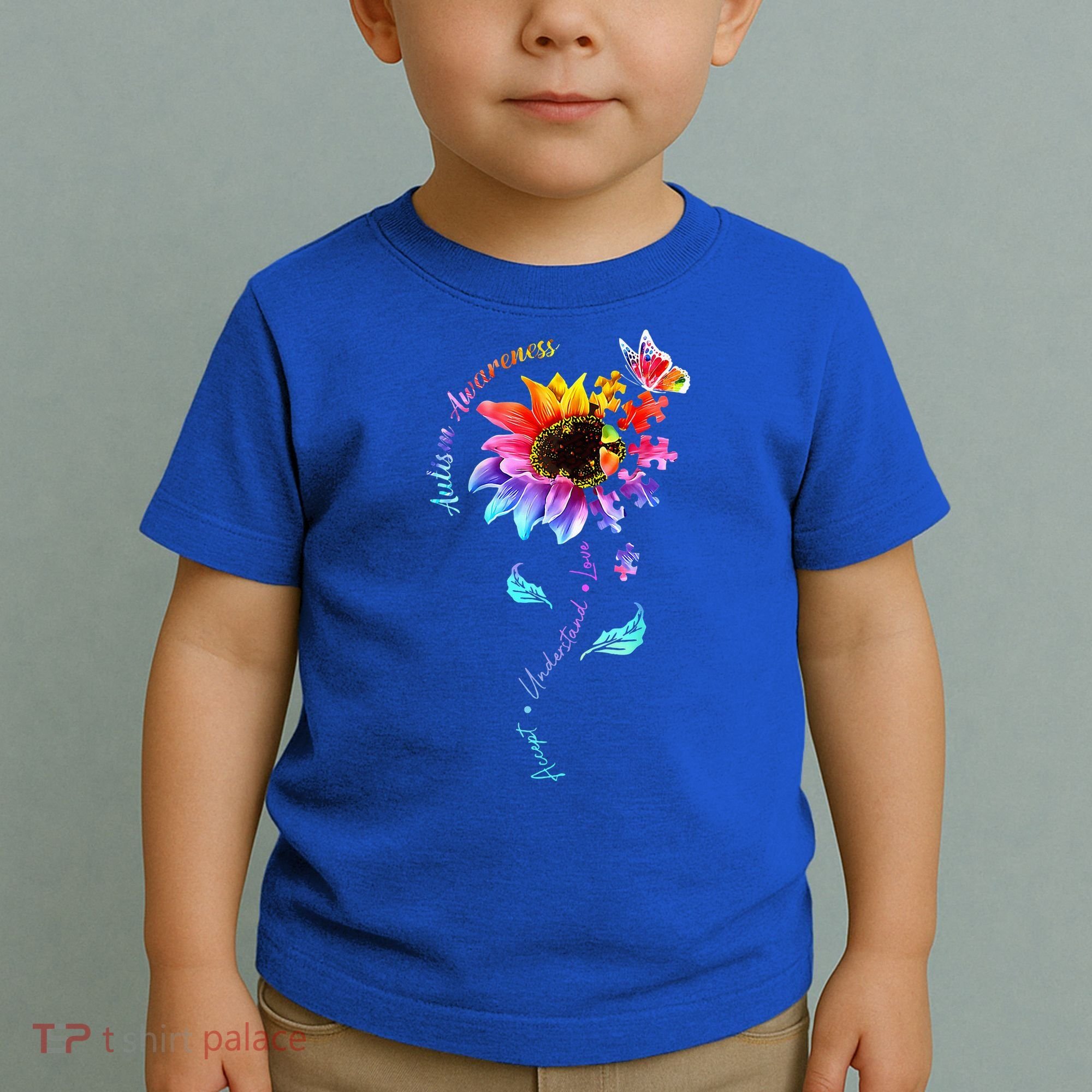 Autism Awareness Sunflower Autism Sunflower  Toddler T-Shirt