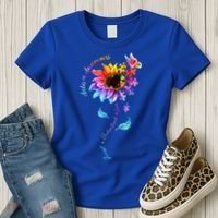 Autism Awareness Sunflower Autism Sunflower  Women's T-Shirt thumb 3