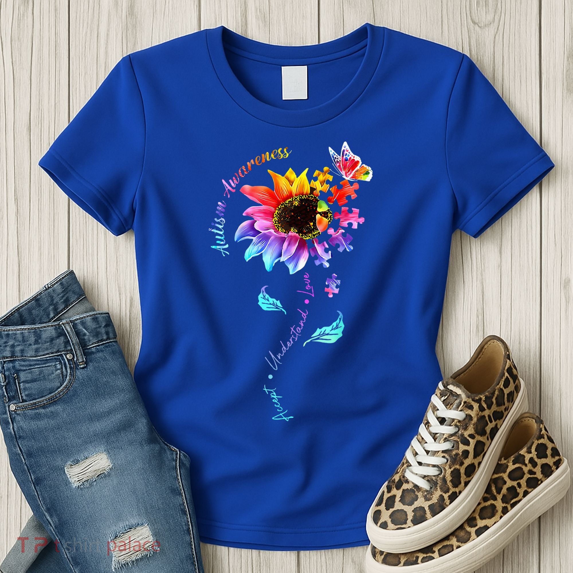 Autism Awareness Sunflower Autism Sunflower  Women's T-Shirt