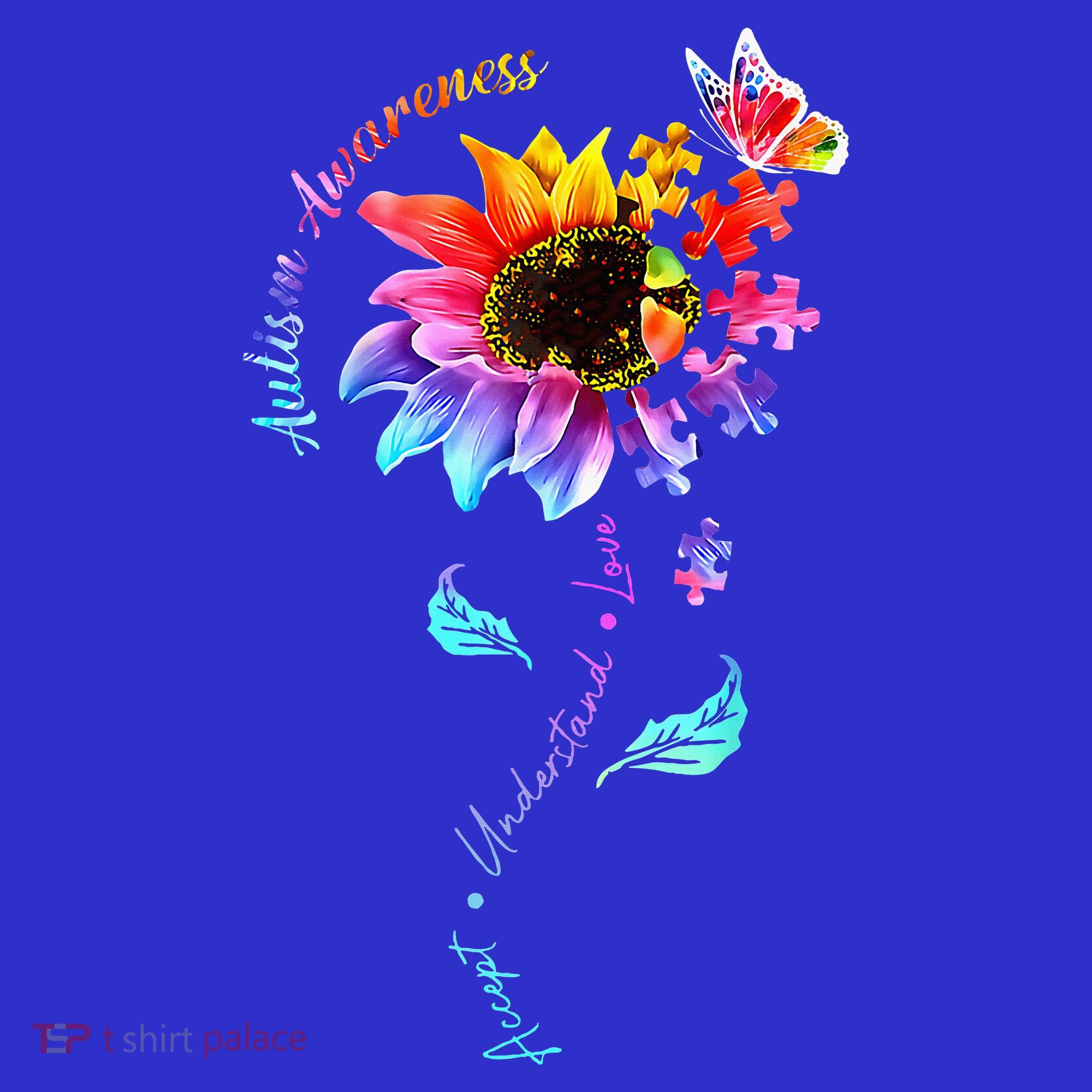 Autism Awareness Sunflower Autism Sunflower  Women's T-Shirt