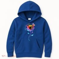 Autism Awareness Sunflower Autism Sunflower  Kids Hoodie thumb 0