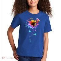 Autism Awareness Sunflower Autism Sunflower  Kids T-Shirt thumb 2