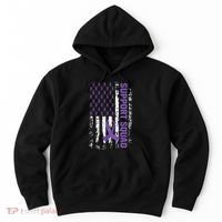 Alzheimers Awareness Support Squad Alzheimers Disease Hoodie thumb 0