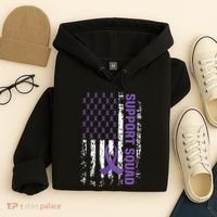 Alzheimers Awareness Support Squad Alzheimers Disease Hoodie thumb 4