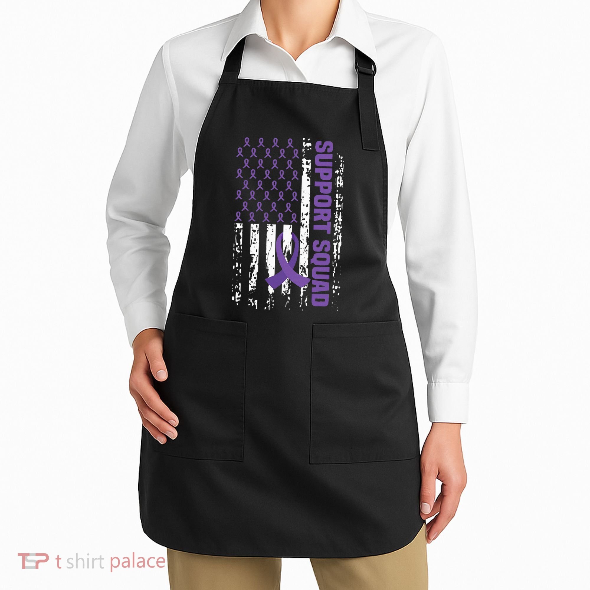 Alzheimers Awareness Support Squad Alzheimers Disease Apron