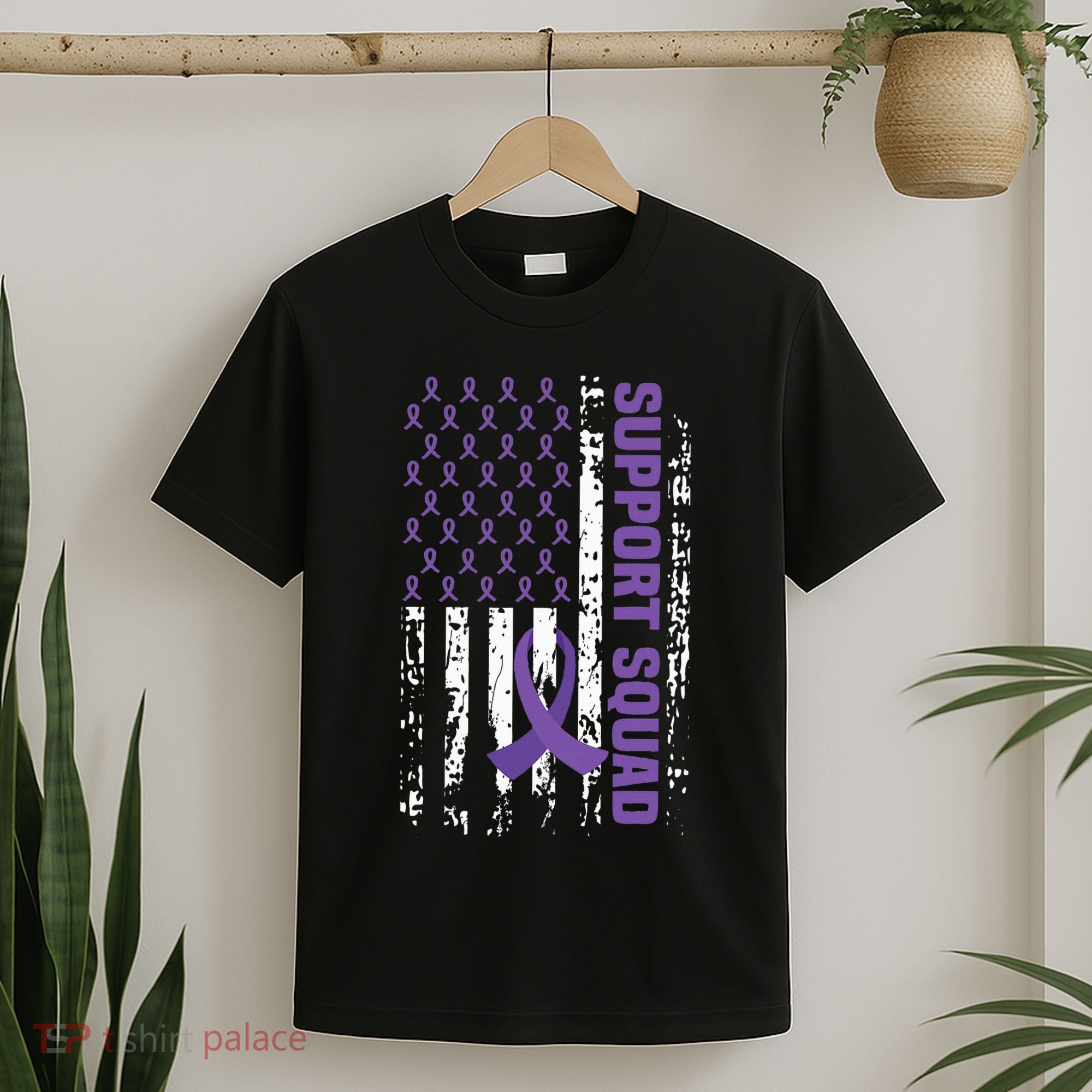 Alzheimers Awareness Support Squad Alzheimers Disease T-Shirt