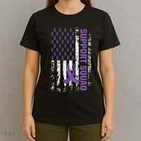 Alzheimers Awareness Support Squad Alzheimers Disease T-Shirt thumb 4