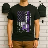 Alzheimers Awareness Support Squad Alzheimers Disease T-Shirt thumb 6