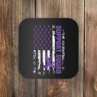 Alzheimers Awareness Support Squad Alzheimers Disease Coaster thumb 0