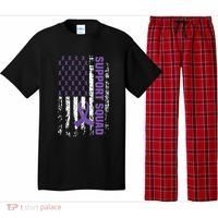 Alzheimers Awareness Support Squad Alzheimers Disease Pajama Set thumb 0
