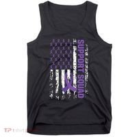 Alzheimers Awareness Support Squad Alzheimers Disease Tank Top thumb 0