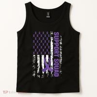 Alzheimers Awareness Support Squad Alzheimers Disease Tank Top thumb 2