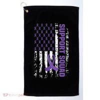 Alzheimers Awareness Support Squad Alzheimers Disease Golf Towel thumb 0
