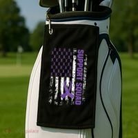 Alzheimers Awareness Support Squad Alzheimers Disease Golf Towel thumb 2