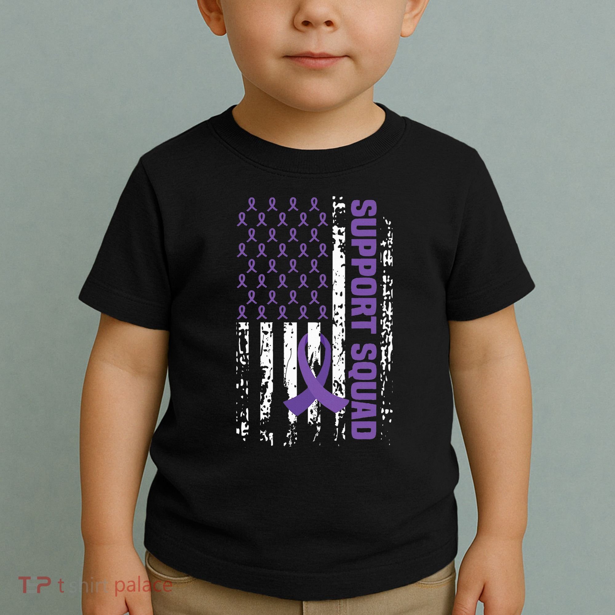 Alzheimers Awareness Support Squad Alzheimers Disease Toddler T-Shirt