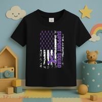 Alzheimers Awareness Support Squad Alzheimers Disease Toddler T-Shirt thumb 3