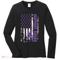 Alzheimers Awareness Support Squad Alzheimers Disease Women's Long Sleeve Shirt thumb 0