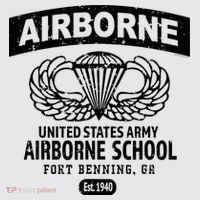 Army Airborne School Fort Benning Ga Womens Funnel Neck Pullover Hood thumb 2