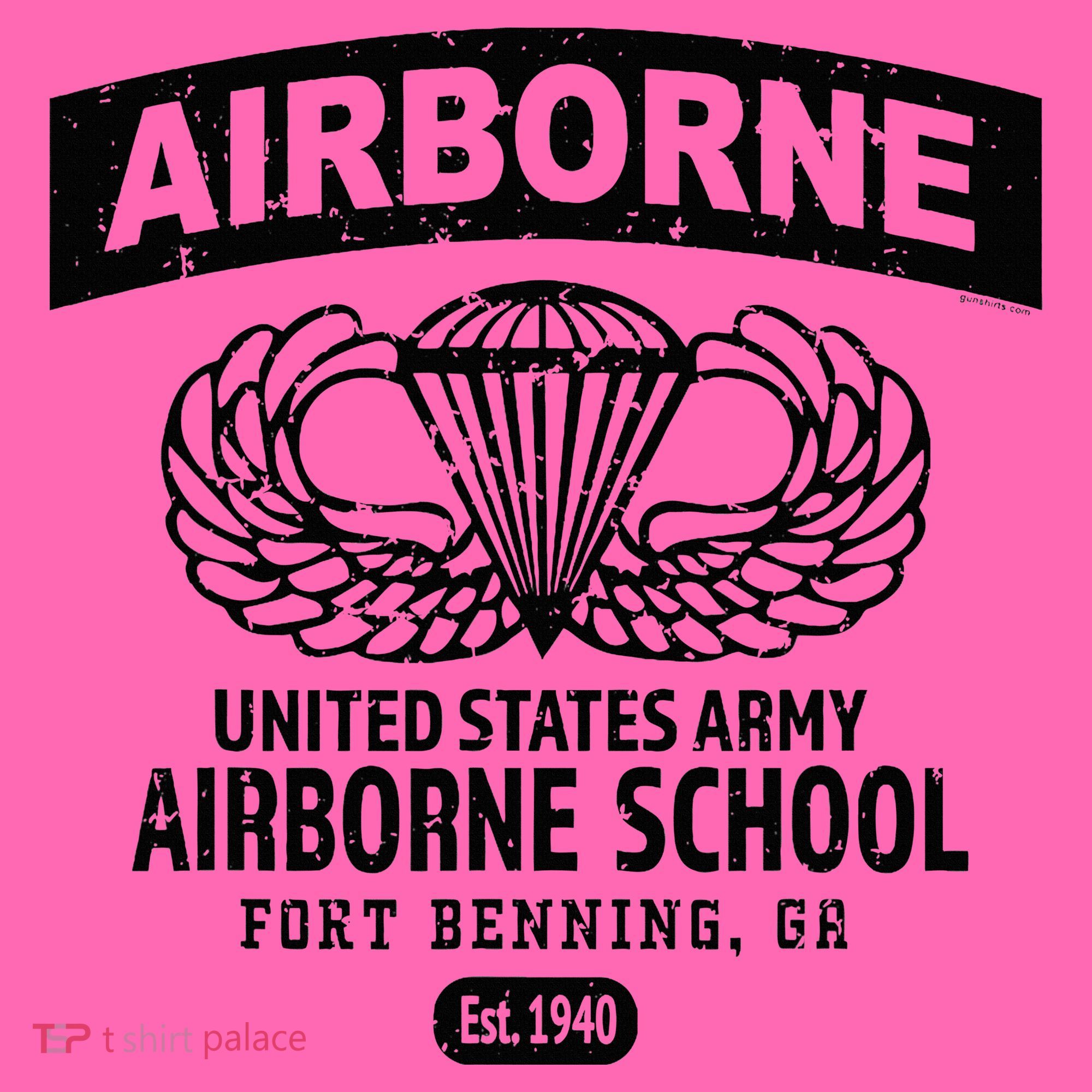 Army Airborne School Fort Benning Ga Stripe Pom Pom Beanie