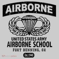 Army Airborne School Fort Benning Ga Performance Fleece Hoodie thumb 2