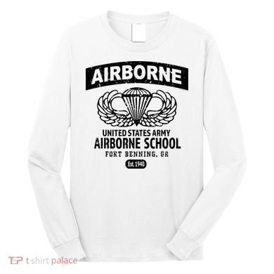 Army Airborne School Fort Benning Ga Long Sleeve Shirt