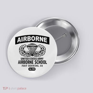 Army Airborne School Fort Benning Ga Button