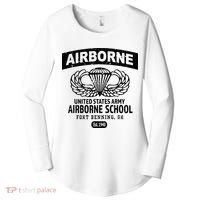 Army Airborne School Fort Benning Ga Women's Perfect Tri Tunic Long Sleeve Shirt thumb 0