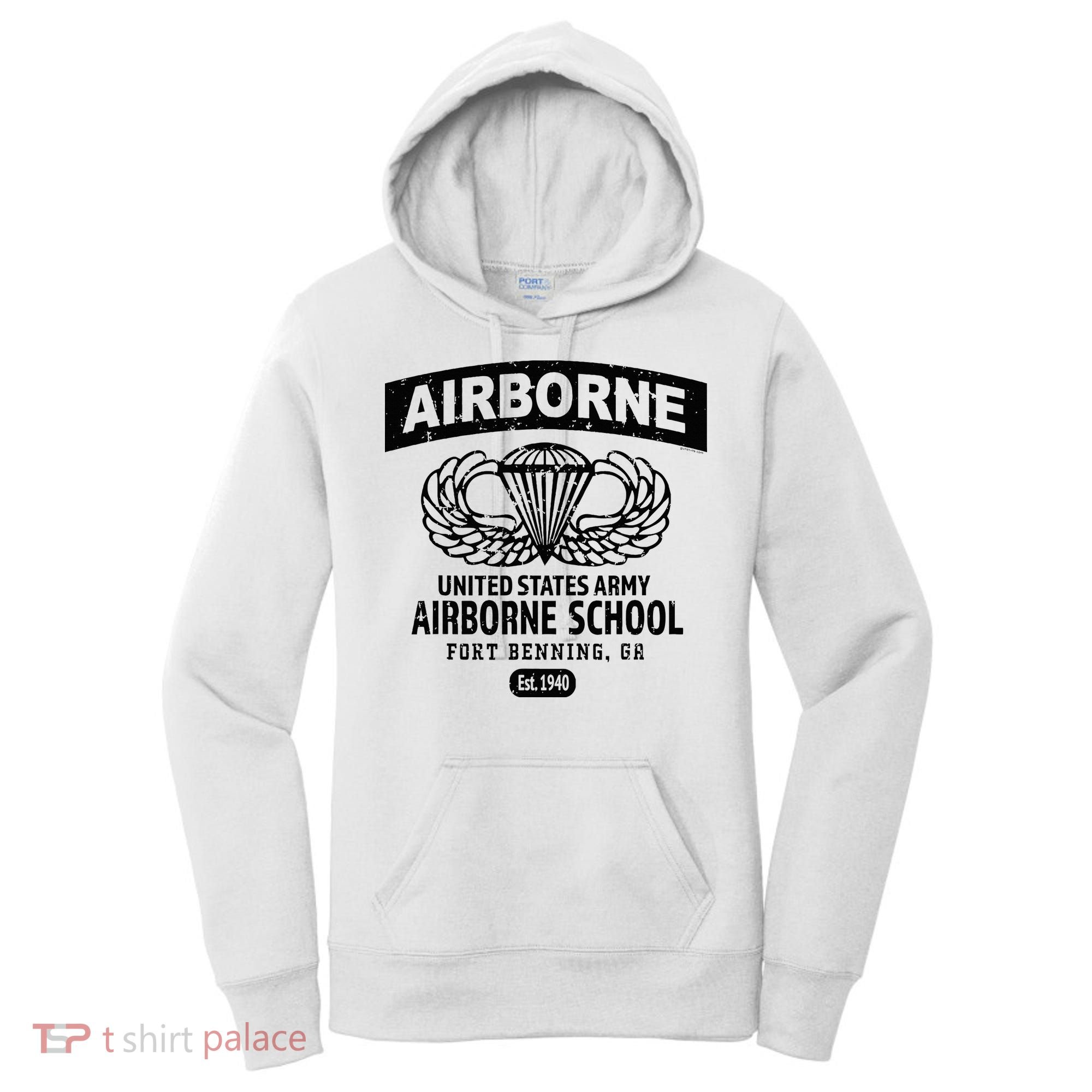 Army Airborne School Fort Benning Ga Women's Hoodie