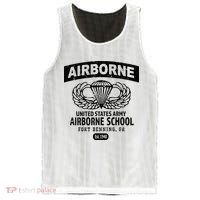 Army Airborne School Fort Benning Ga Mesh Reversible Basketball Jersey Tank thumb 0
