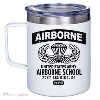 Army Airborne School Fort Benning Ga 12oz Stainless Steel Coffee Mug thumb 2