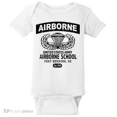 Army Airborne School Fort Benning Ga Baby Bodysuit