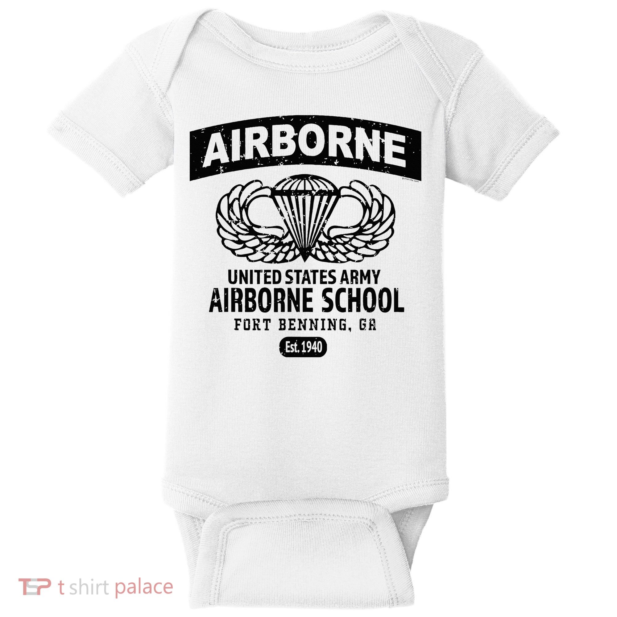Army Airborne School Fort Benning Ga Baby Bodysuit