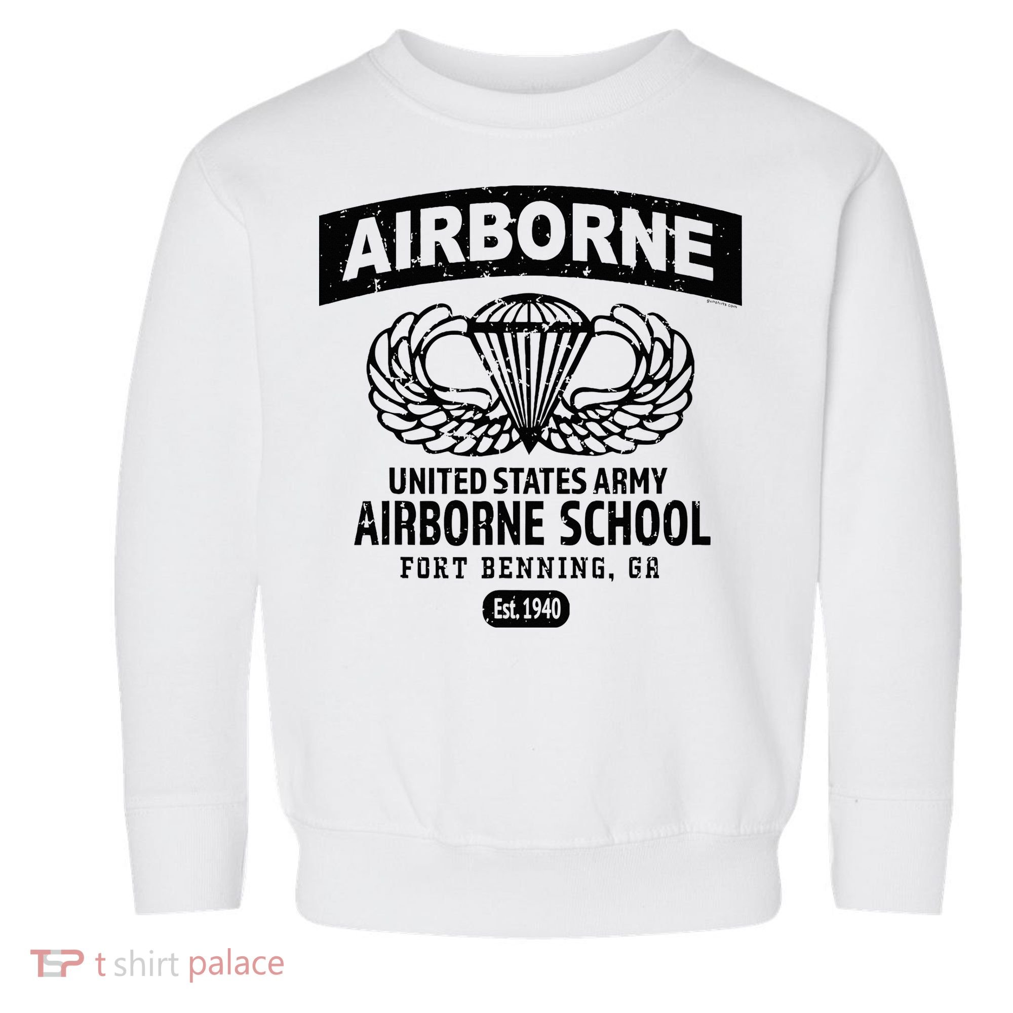 Army Airborne School Fort Benning Ga Toddler Sweatshirt