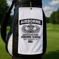 Army Airborne School Fort Benning Ga Golf Towel thumb 2