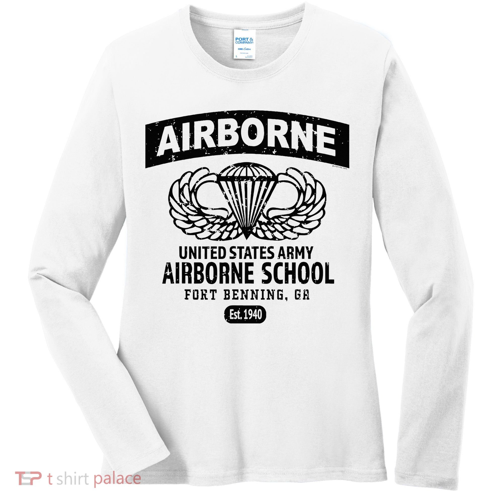 Army Airborne School Fort Benning Ga Women's Long Sleeve Shirt