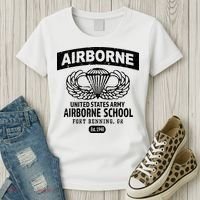 Army Airborne School Fort Benning Ga Women's T-Shirt thumb 3